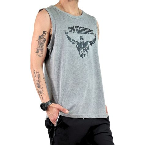 Polera Sin Manga Musculosa Hombre Diseño Gym 291-1