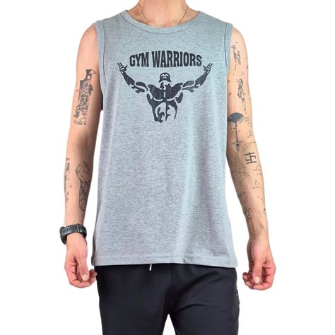 Polera Sin Manga Musculosa Hombre Diseño Gym 291-2
