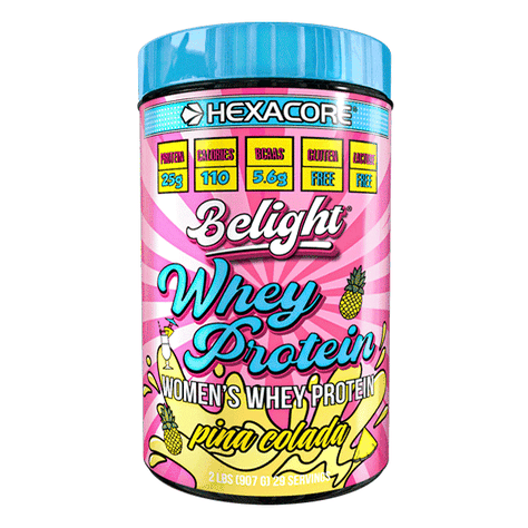 Belight Womens Whey Protein Isolate 2 Libras 29 Servicios - Piña Colada-0