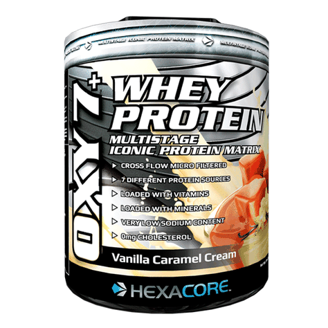 Oxy 7 Whey Protein Hexacore 5 Libras 67 Servicios - Vainilla-0