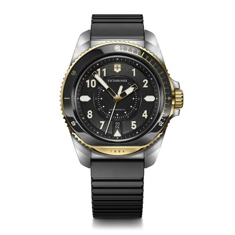 Reloj Journey 1884 correa caucho dial negro Victorinox-0