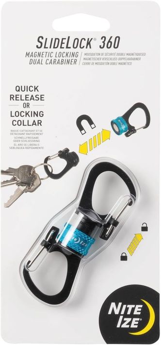 Mosquetón S-Biner® Stainless Steel Dual Carabiner #3 Nite Ize Negro-0