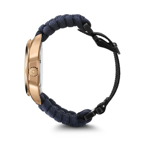 Reloj I.N.O.X. V dial azul, correa paracord azul.-2