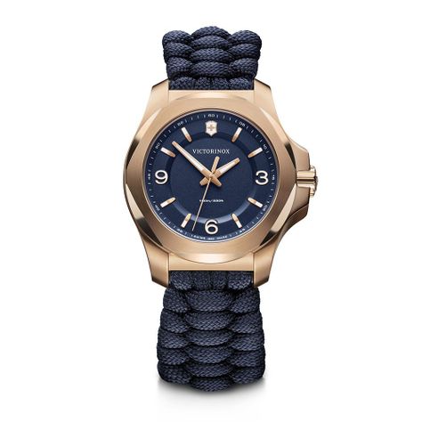 Reloj I.N.O.X. V dial azul, correa paracord azul.-0
