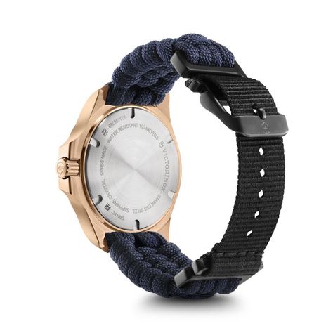 Reloj I.N.O.X. V dial azul, correa paracord azul.-3