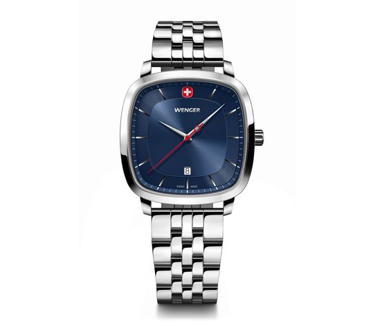 Reloj Vintage Classic acero dial azul Wenger-0