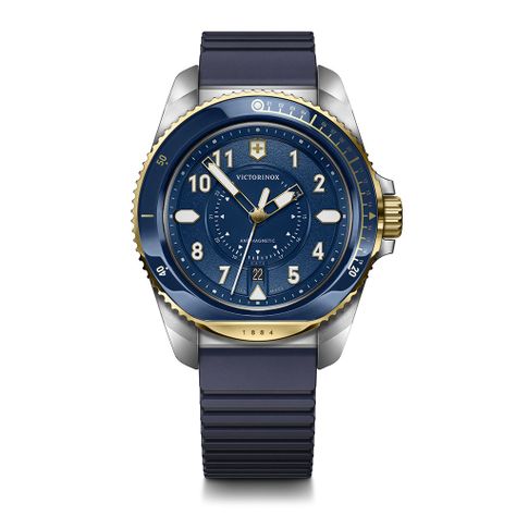 Reloj Journey 1884 correa caucho dial azul Victorinox-0