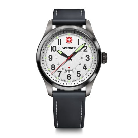 Reloj Terragraph caja negra 43 mm Wenger-0