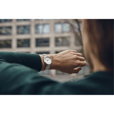 Reloj City Sport 34 mm correa acero Wenger-3