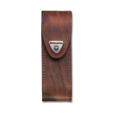 Estuche cuero café para cinturón 13x4,3x4 cm-0