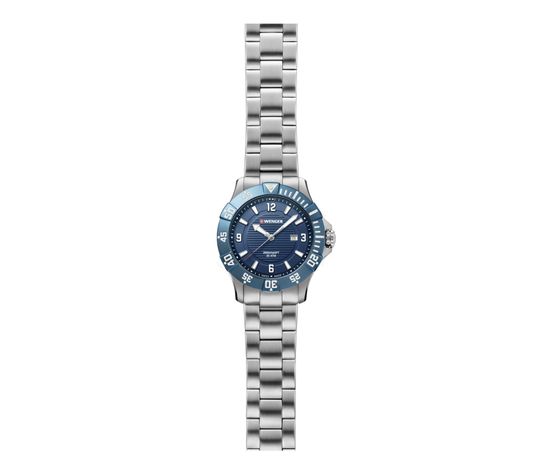 Reloj Seaforce correa acero dial azul 43 mm Wenger-1