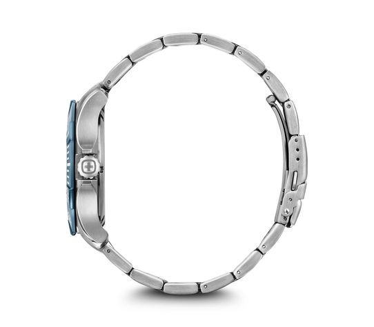 Reloj Seaforce correa acero dial azul 43 mm Wenger-2