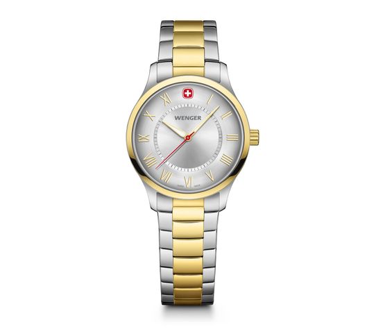 Reloj City Classic Correa acero dial plateado Wenger-0