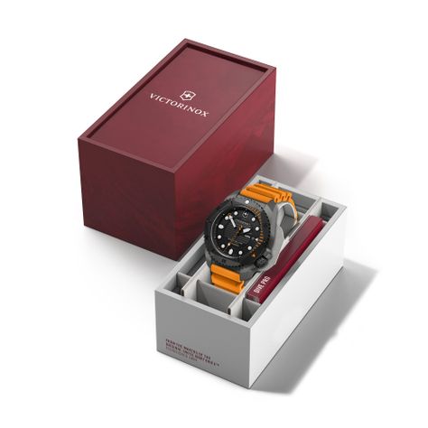 Reloj Dive Pro Automatic 43 mm naranjo caja titanio Victorinox-5
