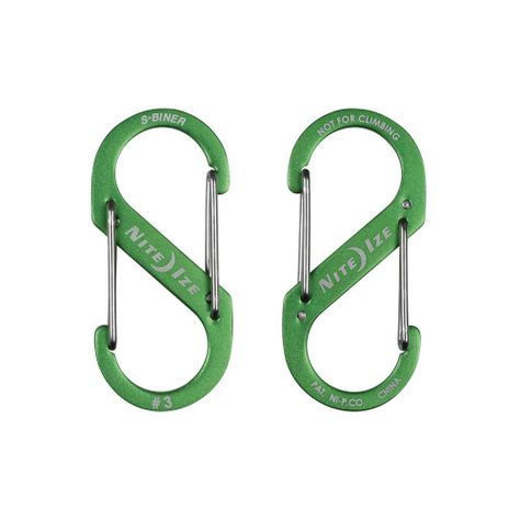 Mosquetón Dual S-BINER verde Nite ize-0