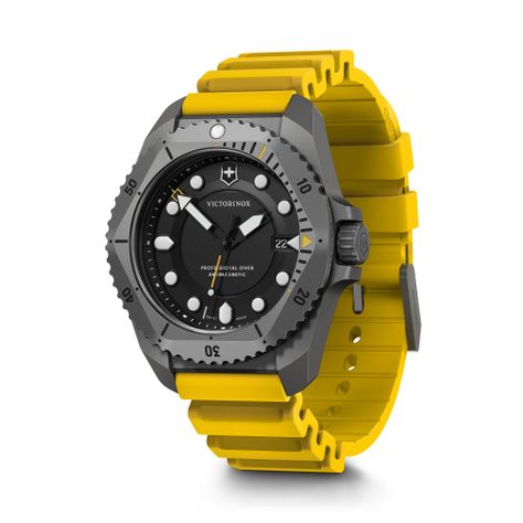 Reloj Dive Pro Quartz 43 mm amarillo caja titanio Victorinox-1