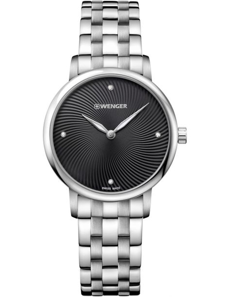 Reloj Urban Donnissima inox negro Wenger-0