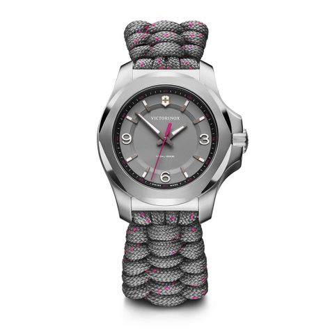 Reloj I.N.O.X. V dial gris, correa paracord gris.-0