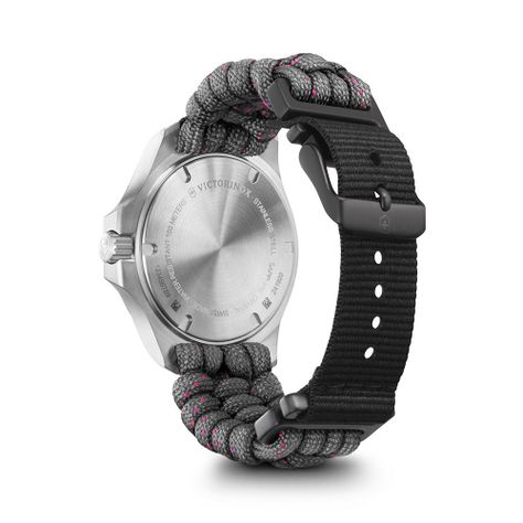 Reloj I.N.O.X. V dial gris, correa paracord gris.-3