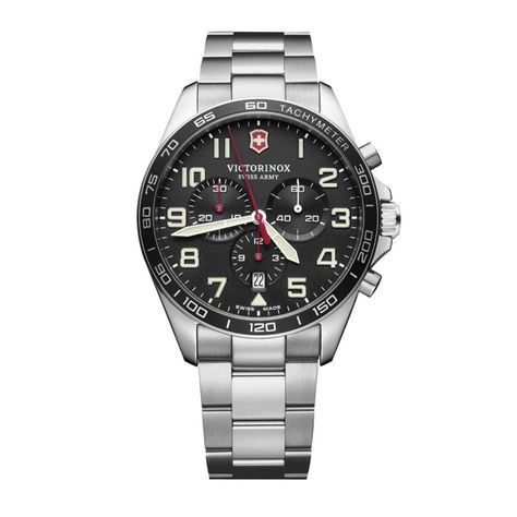 Reloj Fieldforce Chrono inox negro Victorinox-0