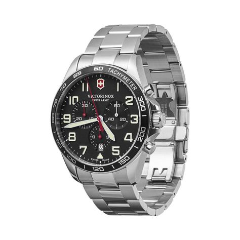 Reloj Fieldforce Chrono inox negro Victorinox-1