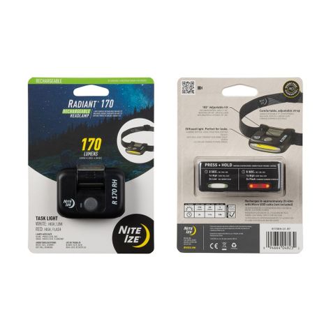Radiant® 170 Rechargeable Headlamp Negro Nite Ize-0