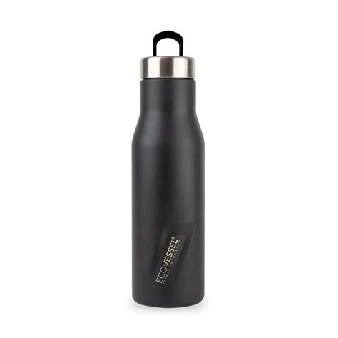 Botella inox 473 ml The Aspen Negro.-0