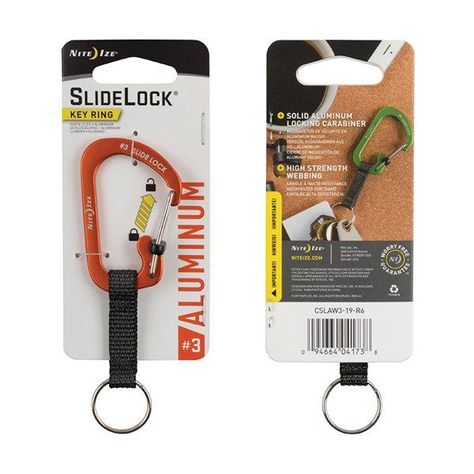 Mosquetón S-Biner® Aluminum Dual Carabiner #4 Nite Ize Azul-0