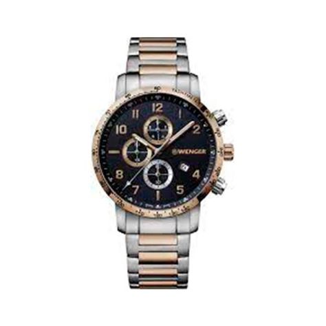 Reloj Attitude Chrono 44 mm Acero Dial Negro Wenger-0