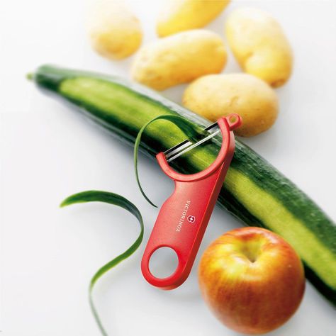 Pelador de Papas color Rojo Victorinox-1