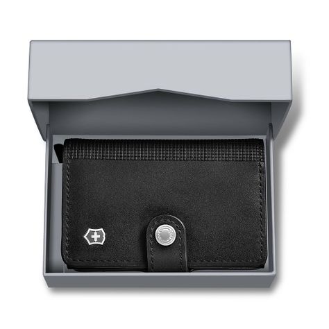Billetera de cuero Altius Secrid color negro Victorinox.-3
