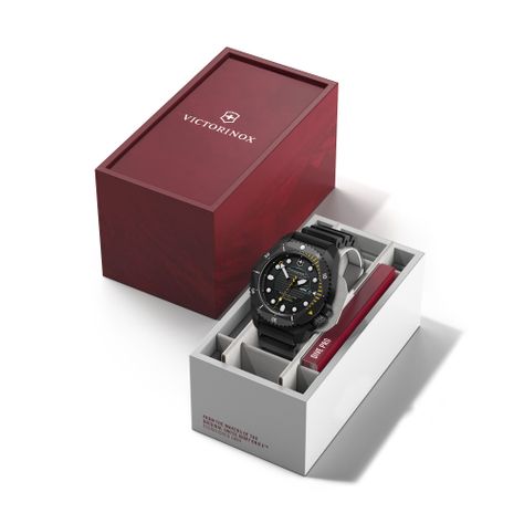 Reloj Dive Pro Automatic 43 mm negro caja titanio Victorinox-5