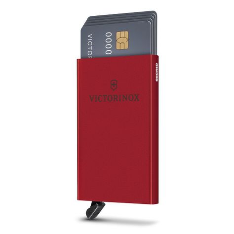 Billetera para tarjetas Altius Secrid Essential color rojo Victorinox.-2