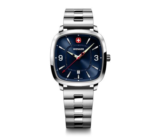 Reloj Vintage Sport acero dial azul Wenger-0