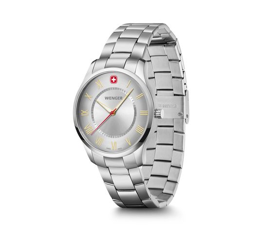 Reloj City Classic correa de acero Wenger-2