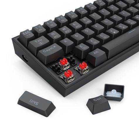 Kit De Mouse Y Teclado Mecanico Inalambricos Redragon S136-2