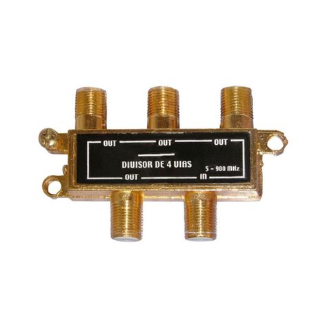 Divisor De Señal Macrotel Ctv/vcr 4 Vías 75 Ohms- Crazygames-0
