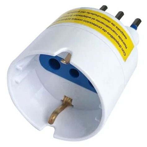 Enchufe Adaptador Schuko Blanco Me-1109 - Crazygames-0