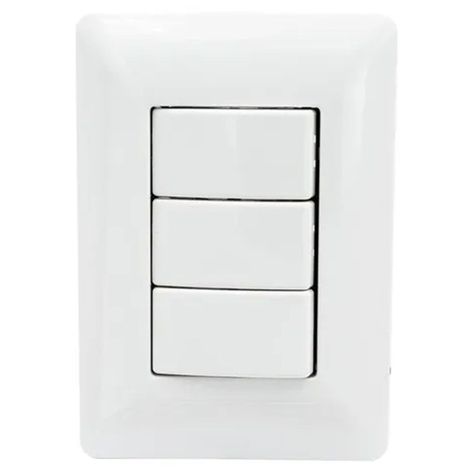 Interruptor Para Muro Triple 250V 10A Blanco 78561-0