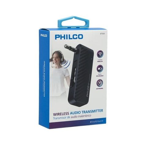 Philco Adaptador Transmisor De Audio Inalambrico Bt569-3