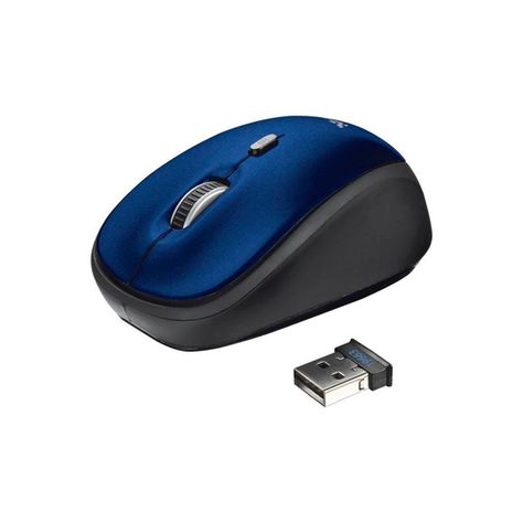 Mouse Inalambrico Trust Yvi Blue - Crazygames-1