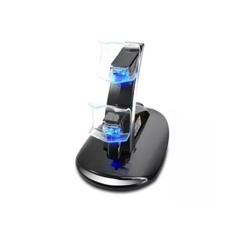 Base De Carga Doble Para Mandos Ps4 Con Luz Led-0
