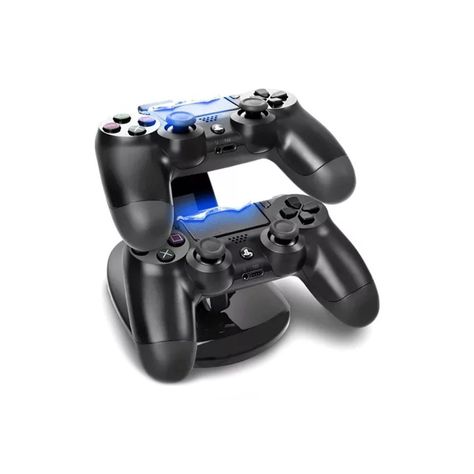 Base De Carga Doble Para Mandos Ps4 Con Luz Led-1