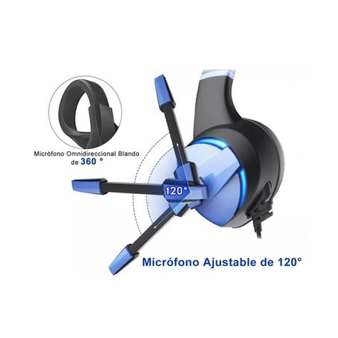 Audifono Gamer Beexcellent GM-7 Multiplataforma Blue-1