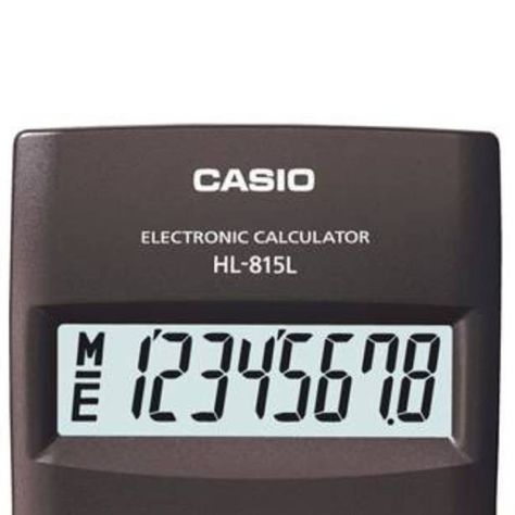 Calculadora De Bolsillo Casio HL-815L Negro - Crazygames-1