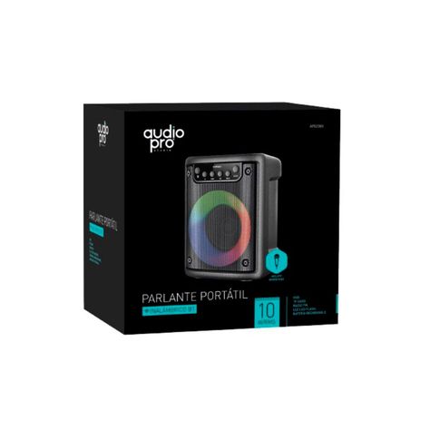Parlante Portatil 10W Recargable + Microfono AP02084-1