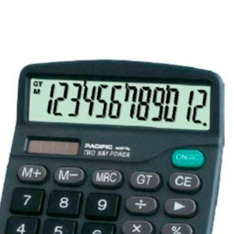 Calculadora Electrónica de 12 Digitos Pacific PAC01119-1