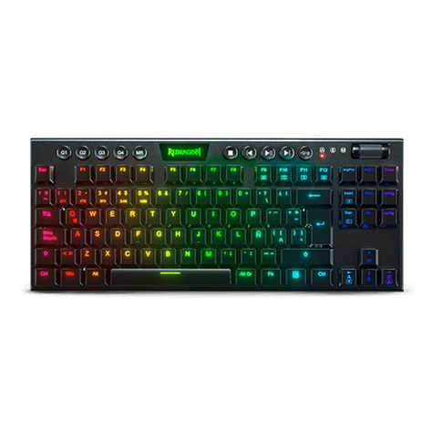 Teclado Gamer Redragon Horus TKL Black K621 Sw Red Wireless-0