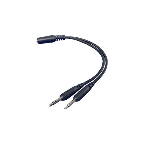 Splitter Audio/Micrófono Gamer 1 Jack Hembra a 2 Jack Machos-0