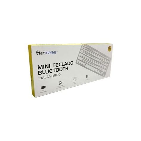 Mini-teclado Bluetooth Tecmaster Blanco - Crazygames-2